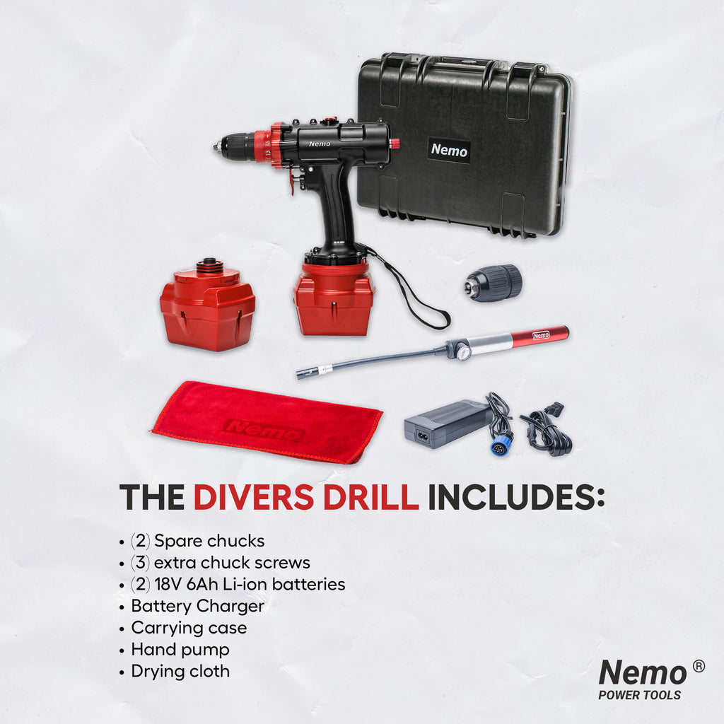 Nemo V2 Divers Edition Drill - 50M